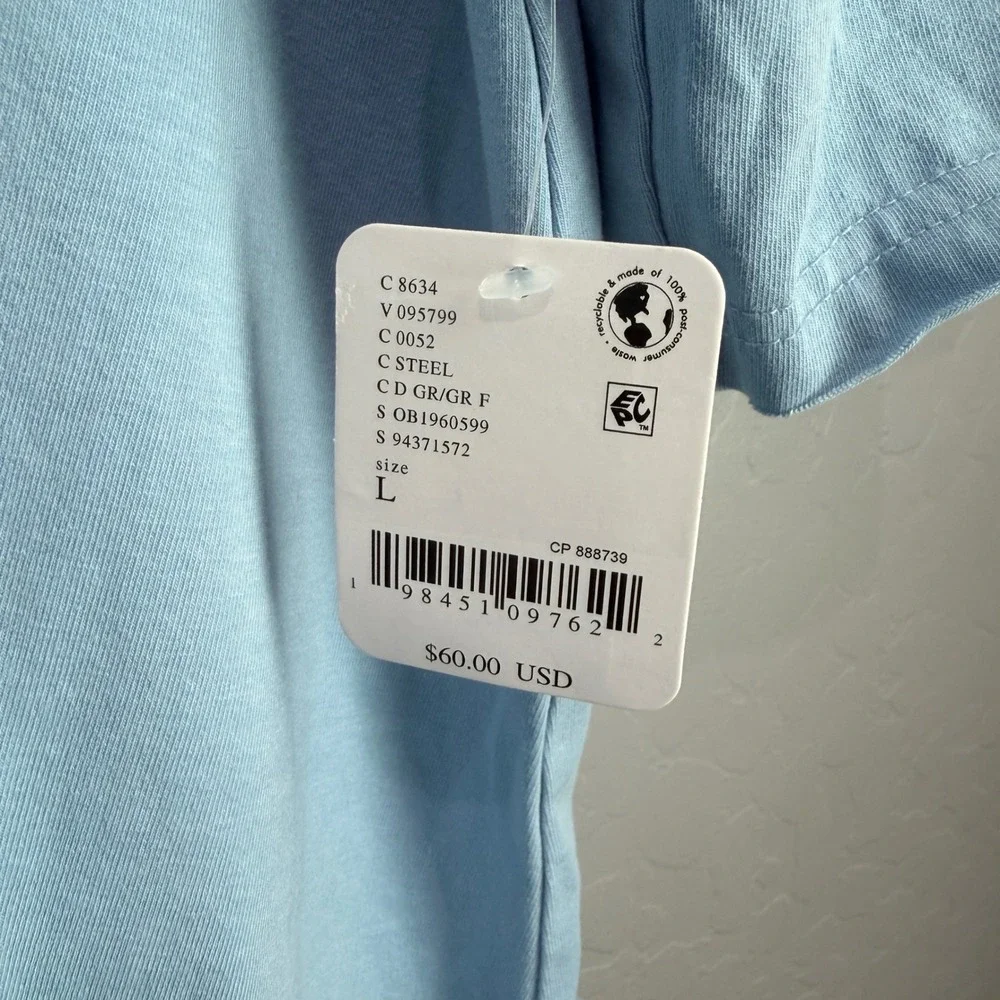 FP Movement Free‎ People Hot Shot Tee Romper Steel Blue Size Large NWT - Picture 6 of 8